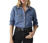 Levi's Women's The Ultimate Western Button Down Collar Shirt, Mighty Fine, M