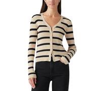 Levi's Women's Tulip Cardigan Redwood Stripe Creme Brulee Multi Colour S