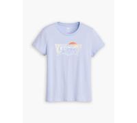 Levi's Women's The Perfect Tee- Graphic Batwing Logo T-Shirt, Wave Bw Fill Kentuck, XS