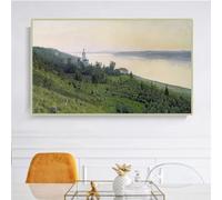 Levitan Isaak Iliich《Cold Landscape, 1889》Canvas Prints Oil Painting Artwork Poster Picture Modern Wall Home Decoration(50x80cm)