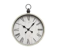 Levitantes Beige Wall Clock 44x37.5x6 cm with Retro Hands, Ideal for Decorating Spaces and complementing Vintage Styles, Image