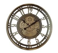 Levitantes Bronze Wall Clock with Gears, Estandar