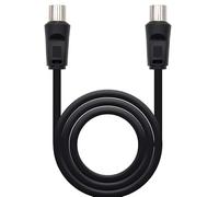 Levitantes TV Antenna Cable 75mm OHM M H 1.8M Black TV Cable