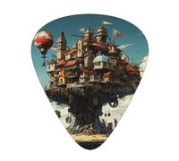 Levitating Cities Guitar picks in thin, medium, and thick sizes, 12-piece set, suitable for electric guitar and various instruments