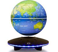 Levitating Globe, Magnetic Levitation Globes, Auto-Rotating Multi-colors Changing LED Floating World Map Globe Lamp for Room Office Desk Decor, Night Lights, Kids Educational Gift
