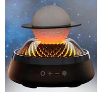 Levitating Moon Lamp with Sunset Light, Aromatherapy Diffuser & Bluetooth Speaker for Home Decor, Relaxation Gift
