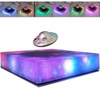 Levitating UFO Lamp Floating RGB Galaxy Light Levitation Decor Display Cool Gadgets 360 Degree Automatic Rotating Light Unique Gifts for Home Office Decor Night Light Cool Creative Gifts