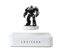 Levitexa Nimbus Levitating Display - Floating Display, Levitating Display Stand, Levitating Decor, Magnetic Display, Magnetic Levitation for Figures and Toys White Square Base