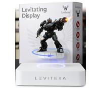 Levitexa Nimbus Levitating Display - Floating Display, Levitating Stand, Magnetic Stand, Magnetic Levitation for Figures and Toys White Square Base