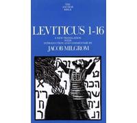 Leviticus 1-16 (The Anchor Yale Bible Commentaries) by Milgrom, Jacob [Hardcover(1998/12/1)]
