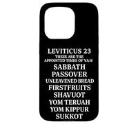 Leviticus 23 Appointed Times Biblical Feasts Case for iPhone 15 Pro