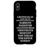 Leviticus 23 Appointed Times Biblical Feasts Case for iPhone X/XS