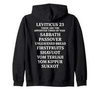 Leviticus 23 Appointed Times Biblical Feasts Zip Hoodie