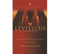 Leviticus: An Introduction And Commentary (Apollos Old Testament Commentary)