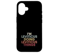 Leviticus Name Leviticus Personalized Name First Given Case for iPhone 16