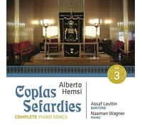Levitin/Wagner - Alberto Hemsi: Coplas Sefardies, Vol. 3: Complete Piano Songs