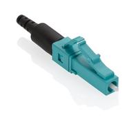 Leviton 49991-LLC FastCAM Pre-polished Connector, LC (Aqua), 50/125um L.O. Multimode by Leviton