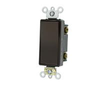 Leviton 5693-2 15-Amp 120/277-Volt Decora Plus Rocker 3-Way AC Quiet Switch, Brown