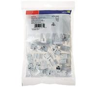 Leviton 61110-JW6 Extreme 6+ QuickPort Connector, Cat 6, White, 150-Pack, Kitted with Jack Rapid Tool
