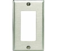 Leviton 84401-40 Stainless Steel Decora Wall Plate (10 Pack)