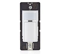 Leviton DOS02-LW Decora Motion Sensor in-Wall Switch, Auto-On, 2A, Single Pole, White