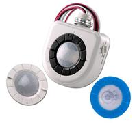 Leviton OSFHU-ITW Fixture-Mounted PIR High-Bay Sensor with 3 Interchangeable Lenses, White by Leviton