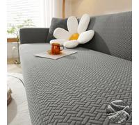 Levivel Jacquard Elastic Sofa Covers Geometric Armchair Knitted Sofa Couch UK