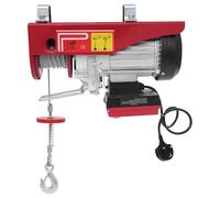 Levkitch 600/300KG Electric Hoist Lift Crane 80m Wireless Control Control | 1200W Series Motor Max. Lifting 12m Single Rope, 5m Double Rope,Portable Winch with Overload Protection