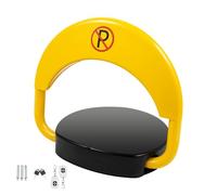 Levkitch Automatic Parking Barrier 20M Remote Controlled Parking Post Parking Barrier Folding Post Bollard with 2 Remote Controller Intelligent Car Parking Lock Alarm Functions