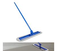 Levkitch Bull Float, 120x30cm Concrete Trowel Manganese Steel Concrete Float Tool with 1.8m Detachable Extended Handle and Adjustable Turbine Connector Industrial Cement Surface Smoothing Tool