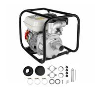 Levkitch Petrol Water Pump,2 Inch Intake and Outlet Connection 4 Stroke 6.5HP Engine 7m Suction Head,210CC Dirty Water Garden Pump for Water Supply and Removal