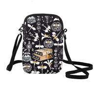 LEVLO 4th Wing Crossbody Bag Dragon Rider Gift Iron Flame Dragon Rider Shoulder Bag 4th Wing Bookish Merch, 4wing C Black