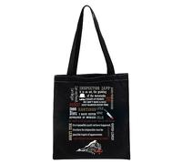 LEVLO Agatha Novels Tote Bag - Detective Story Inspired Gift for Fans (Mon Dieu Tote Ku)