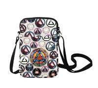 LEVLO Alcoholics Anonymous Crossbody Bag AA Addiction Recovery Gift Alcoholics Anonymous Recovery Shoulder Bag AA Merch, Aa Cbag, Crossbody Bag