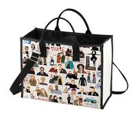 LEVLO American Story Makeup Bag Horror Story Fans Gift Horror TV Show Character Zipper Pouch Bag Horror Story Series Merch, Murde LT, Make Up Bag