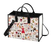 LEVLO Annie Theater Tote Bag Annie & Will Stacks Fans Gift Orphan Annie Shoulder Bag Annie Drama Merch, Annie Lt, M