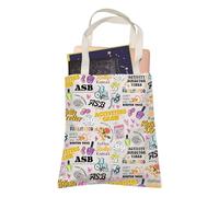 LEVLO ASB Squad Activity Director Vibes Tote Bag Chaos Coordinator Shopping Bag Facilitator Octopus Gift (ASB Squad)