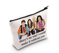 LEVLO Austin Moon Cosmetic Make Up Bag Ally Dawson Fans Gift There's No Way I Could Make It Without You Makeup Zipper Pouch Bag, There's No Way, Cosmetic Bag