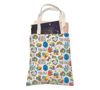 LEVLO Autism Advocate Tote Bag Unique and Unstoppable Shopping Bag Autism Puzzle Heart Support Awareness Gift (Autism Awareness)