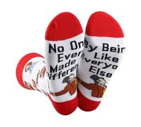 LEVLO Barnum Musical Socks Barnum Fans Gift No One Ever Made A Difference By Being Like Everyone Else Musical Theater Merch, No One Sock, One Size