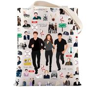 LEVLO Bella Tote Bag Vampire Movie Fans Gift Bella & Edward Shoulder Bag Vampire Movie Merchandise, Cullen T, M, Tote Bag