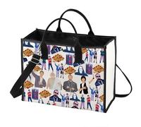LEVLO Bill and Ted Makeup Bag Bill &Ted Fans Gift Bill & Ted Be Excellent to Each Other Toiletry Ba Bill &Ted Movie Merch, WY LT
