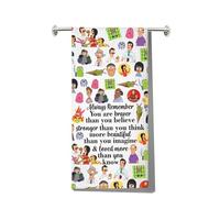 LEVLO Bob Kitchen Towel Gene & Louise & Tina Fans Gift Burgers Family Character Dish Towels Linda Fans Housewarming Gift (Bob Towel)