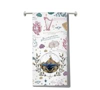 LEVLO Bookish Kitchen Towel Book Lovers Gifts Bookworm Tea Towel Bookish Housewarming Gift (JM Book KT)