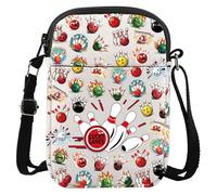 LEVLO Bowling Ball Crossbody Bag Bowling Ball Lover Gift Bowlings Coach Shoulder Bag Bowlings Player Merchandise (Bowling Ball Cbag)