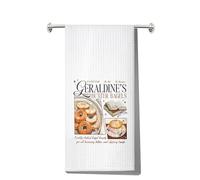 LEVLO Butter Bagels Kitchen Towel Zodiac Academy Housewarming Gift Geraldine's Butter Bagels Dish Towels (Butter Bagels Towel)