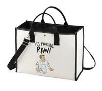 LEVLO Chef Ramsay Tote Bag Ramsay Fans Gift It's Raw Ramsay Shoulder Bag Chef Gordon Merchandise, It's Raw Lt, M