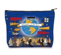 LEVLO Come From Away Musical Cosmetic Makeup Bag Beverley Fans Gift Welcome To The Rock Broadway Zipper Pouch Bag Broadway Theatre Merchandise, The Rock, 0