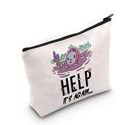LEVLO Critical Characters Cosmetic Make Up Bag Caduceus Fans Gift Help It's Again Makeup Zipper Pouch Bag For Women Girls, Help It's Again