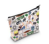 LEVLO Dawson Leery Cosmetic Bag Joey Potter & Pacey Witter & Jen Lindley Fans Gift Capeside TV Show Zipper Pouch Bag Dawson Leery Merchandise, Screen Bag
